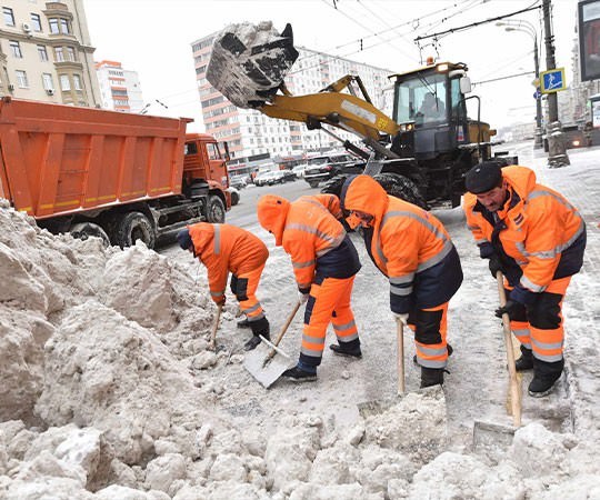 Уборка снега в Арсеньеве и  Приморском крае
